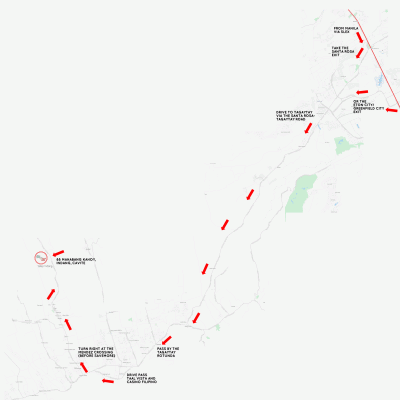 Map to Balay Indang